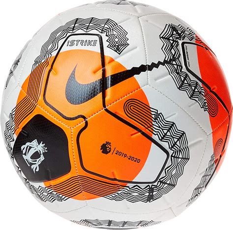Nike 2020 21 Premier League Strike Ball White Orange Black 5 Soccer