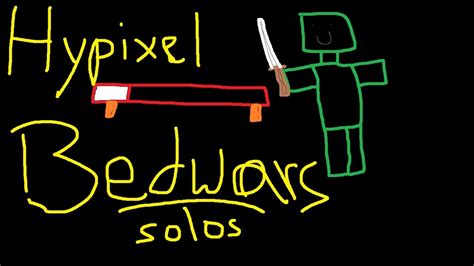 Noob Plays Solo Bedwars Youtube