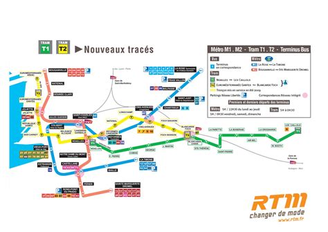 Plans Metros Plan Du Métro De Marseille France Taille Large