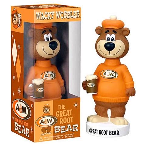 #just a pair of fluffy bear ears !!!! A&W Root Beer The Great Root Bear Bobble Head - Funko ...