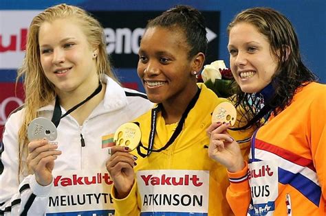 Swimming Alia Atkinson Becomes First Black Woman To Win A World Title