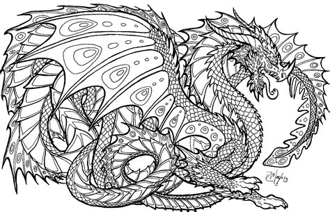 Download Transparent Printable 17 Fire Dragon Coloring Pages