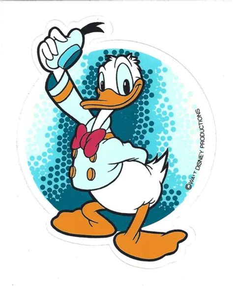 Vintage Donald Duck Sticker 1970s Disney 499 Picclick