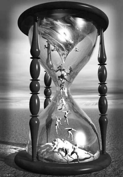 Running Out Of Time Surreal Art Hourglass Hourglasses
