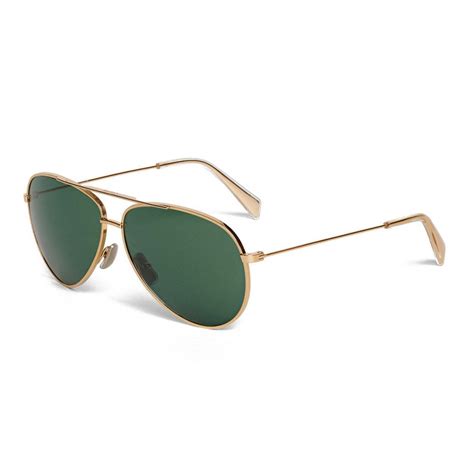 Céline Aviator Sunglasses In Metal 01 Gold Sunglasses Céline Eyewear Avvenice