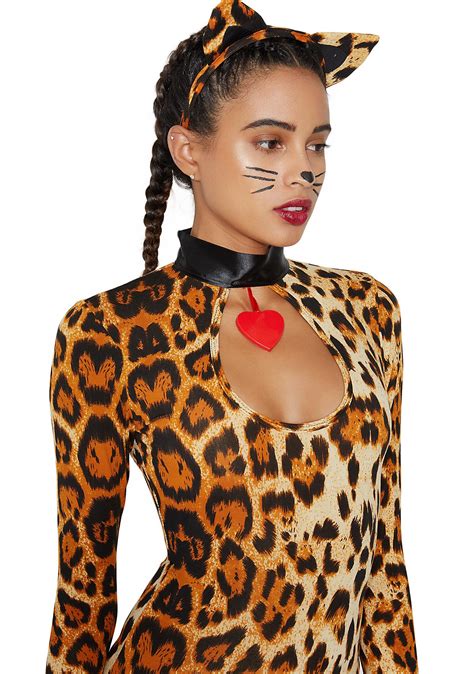 Sexy Leopard Costume Set Dolls Kill