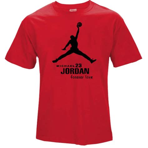 New Print Michael Jordan Shirt Mens O Neck Image Fashion Jordan