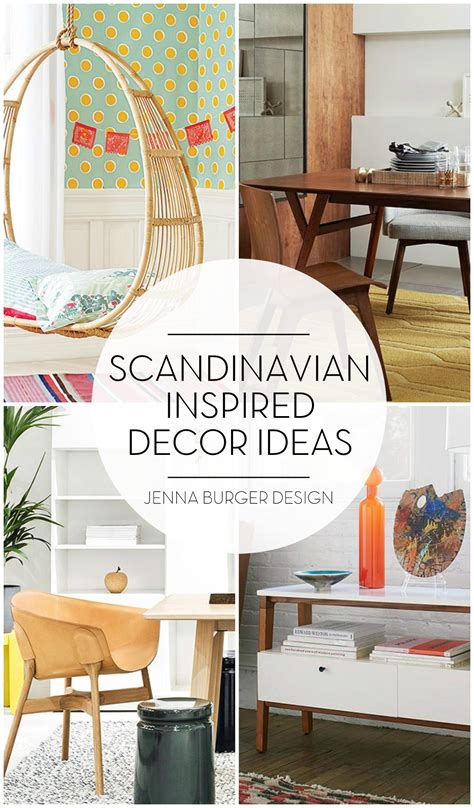Scandinavian Inspired Decor Ideas - Jenna Burger Design LLC