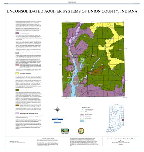 Dnr Water Aquifer Systems Maps 80 A And 80 B Unconsolidated And