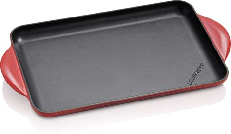 Le Creuset Enamelled Cast Iron Rectangular Griddle For Low Fat Cooking