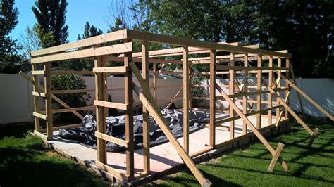 Use the biggest level that will fit in the opening. Building A Pole Barn Shed From Scratch P2 - Planning The ...