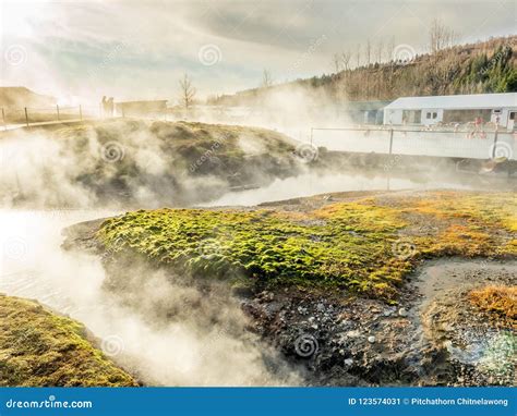 Geothermal Of Hot Spring Pool In Iceland Stock Image Image Of Secret