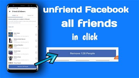 how to unfriend facebook all friends remove all friends on facebook youtube
