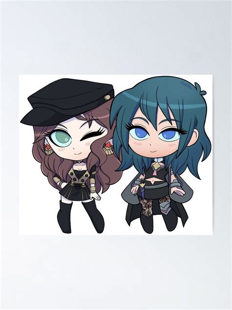 Byleth Fbyleth And Dorothea Fire Emblem Three Houses Chibi