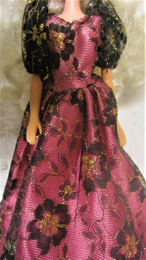 1987 Totsy Doll Blonde Sandi Totsy Black Lace Gown Totsy Magic Etsy