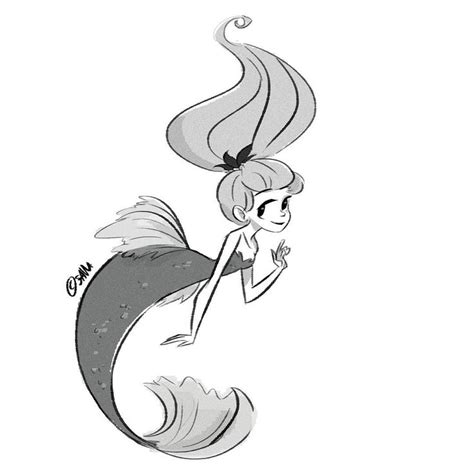 Violet1202 Mermaid Drawings Drawings Mermaid Tail Drawing