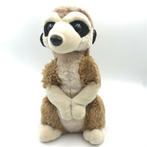 Wild Republic Cuddlekins Meerkat Plush Stuffed Animal 11 Inches Brown