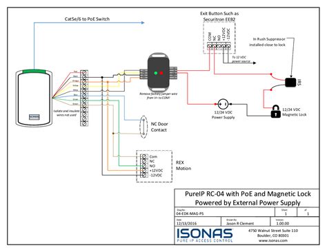 O connect the power supply and test all the components. Wiring Diagram For Maglock