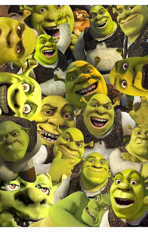 ‘shrek Collage Iphone Case By Lucy Lier Shrek Fondos De Pantalla