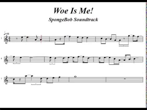 We did not find results for: SHEET MUSIC - Woe Is Me! - Worlds Smallest Violin Mr. Krabs SPONGEBOB/ PARTITURA Chords - Chordify