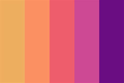 March 20, 2015, by ben jones | 1 comment. City Sunset Color Palette