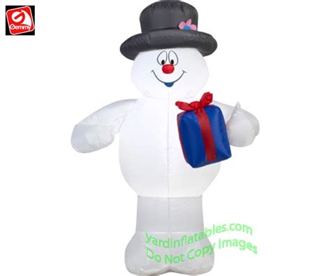 The inflatable snowman stands 10 feet tall and 10 feet wide, so it's safe to say this thing is massive. Gemmy Airblown Inflatable 3 1/2' Frosty The Snowman ...