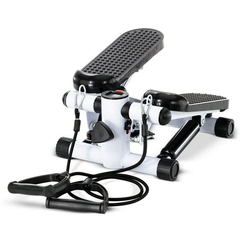 Elliptical Fitness Stepping Machine With Resistance Bands Sit Down