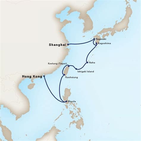 Detailde highways map of hong kong, shenzhen, guangzhou and macau region. Map depicting the 14-Day Taiwan & Japan itinerary leaving from Shanghai, China and arriving in ...