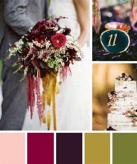 Jewel Toned Wedding Color Inspiration