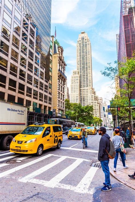 Fifth Avenue 5th Ave Is The Most Famous Street Of New York Editorial