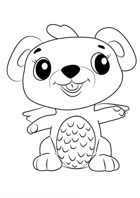 Hatchimal Coloring Pages Coloring Home