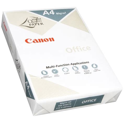 Canon Office A4 80gsm Photocopy Paper White Pack Of 500 Officemax Nz