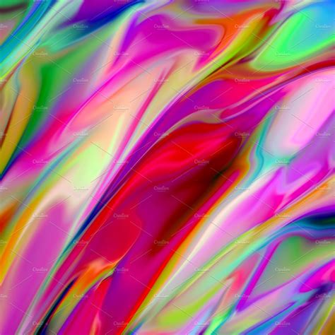 Vivid Color Waves Abstract Stock Photos Creative Market