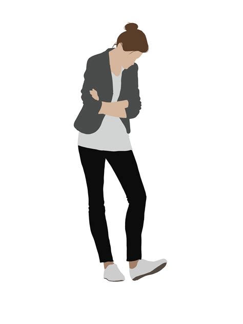 People Flat Illustration in 2020 | Vector illustration people, People illustration, Drawing people