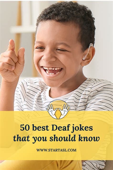 Over 50 Of The Best Deaf Jokes Start Asl Asl Sign Language Deaf