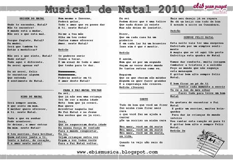 Para download das músicas , clique com o botão direito do rato e escolha a opção «guardar destino como». EBIS Musical: Letras das músicas do Musical de Natal