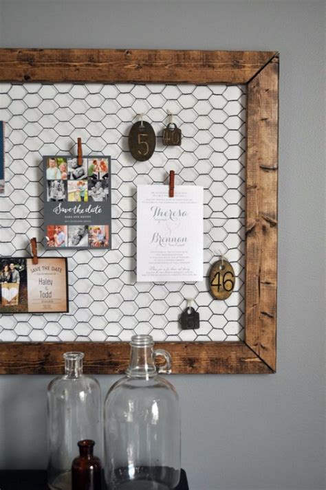 Not every home decor idea has to be related to furniture. 15 Clever DIY Chicken Wire Rustic Decor Ideas For Your Home