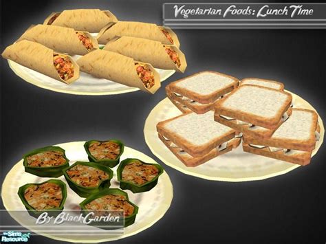 Blackgardens Vegetarian Food Lunch Time Sims 4 Kitchen Sims 4 Sims