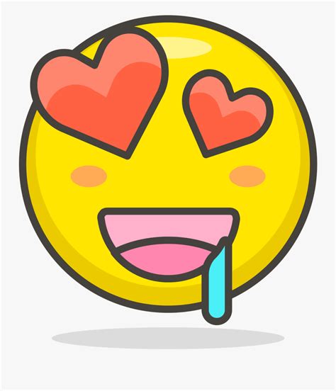 Android Heart Eyes Emoji Png Drawing