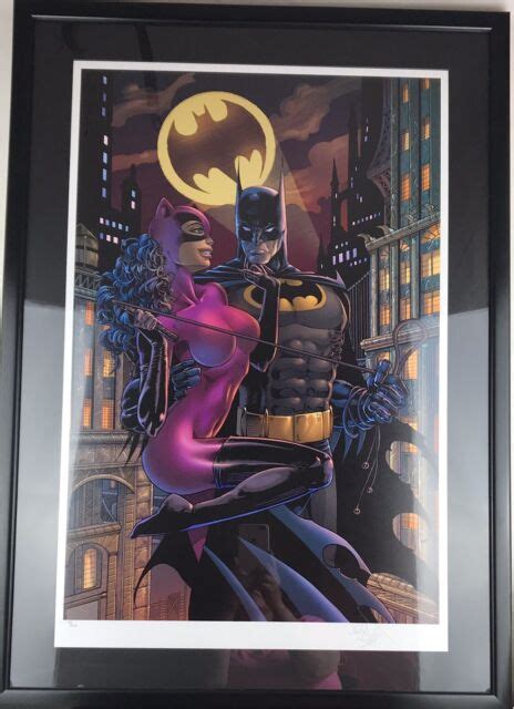 Warner Bros Catwomanbatman Gotham By Night Lithograph Coa Ebay