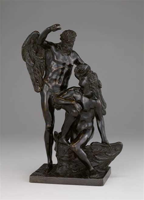 Daedalus Attaching The Wings To His Son Icarus France Mia