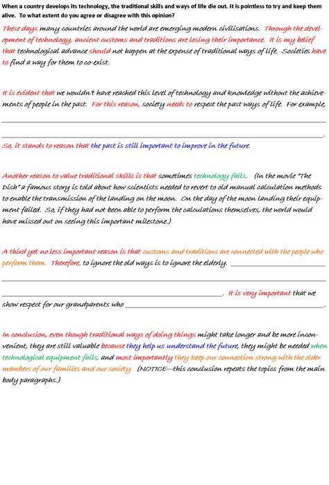 Ielts Writing Task 1 Template Images