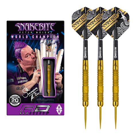 Buy Red Dragon Peter Wright Euro 11 Gold PC20 90% Tungsten Steel Tip