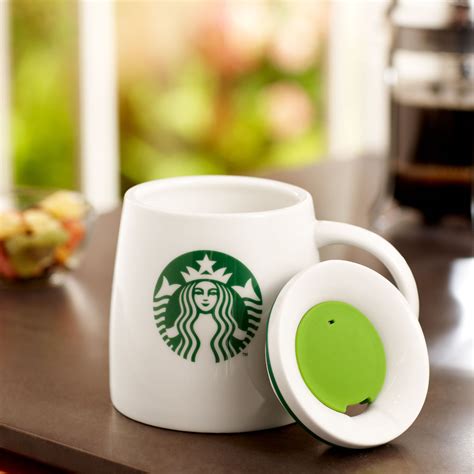 Starbucks® Ceramic Mug With Lid 14 Fl Oz 1295 Starbucks Ceramic