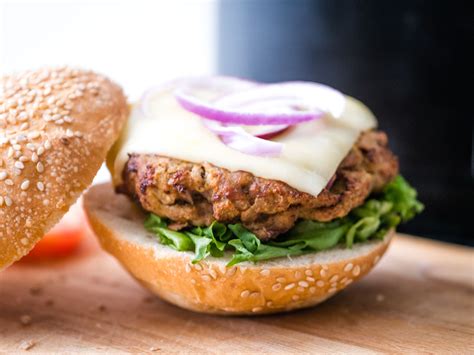 Allow the cooked breast to rest on a carving board for at. Healthy Air Fryer Turkey Burgers - Upstate Ramblings