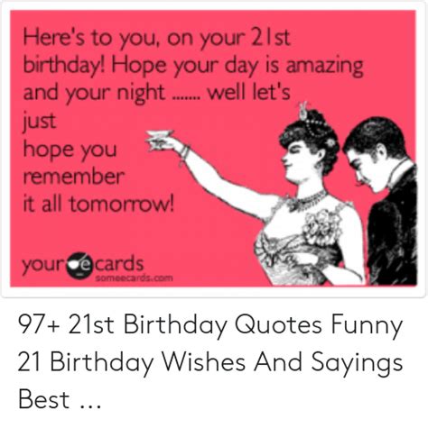 21 Year Old Birthday Quotes Funny Funny Png