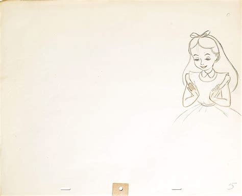 Animation Collection Original Production Animation Drawing Of Alice