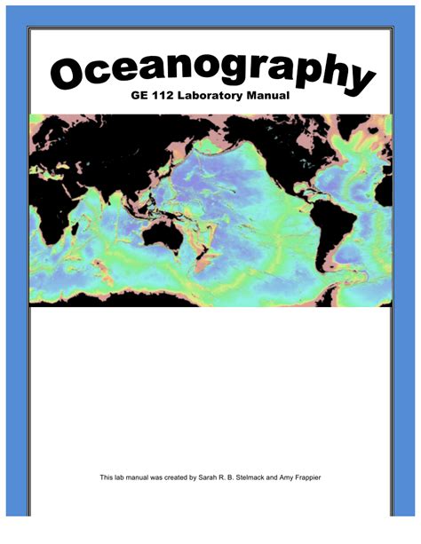 Pdf Lab Manual Introduction To Oceanography