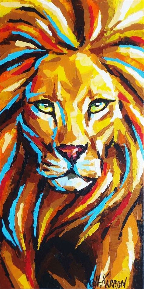 Download transparent lion face png for free on pngkey.com. Art and Illustration | Lion painting, Acrylic art ...