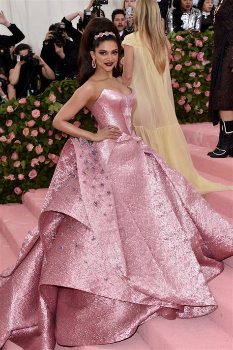 Deepika Padukone Attends The 2019 Met Gala Celebrating Camp Notes On Fashion In New York City